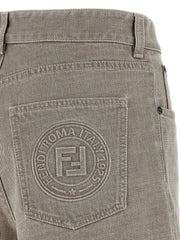 Fendi Beige Cotton Bermuda Shorts - IT40