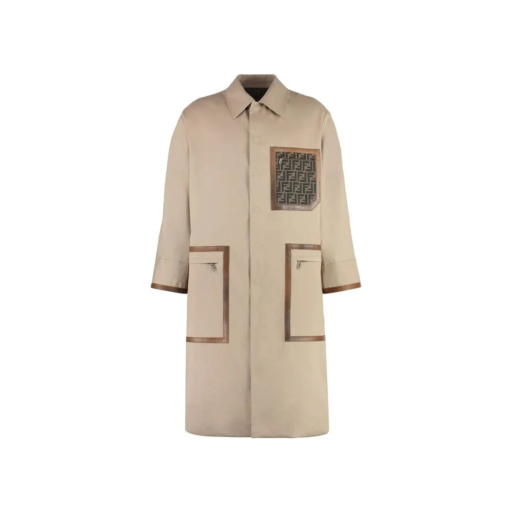Fendi Beige Cotton Coat