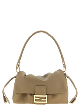 Fendi Beige Lamb Leather Handbag