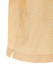 Fendi Beige Linen Blouse