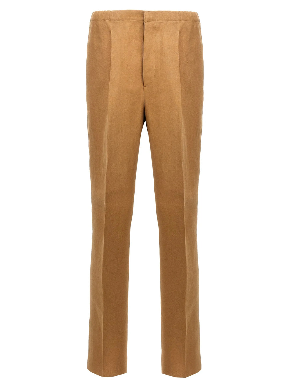 Fendi Beige Paper Casual Pants - 48 | M