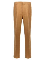 Fendi Beige Paper Casual Pants - 48 | M