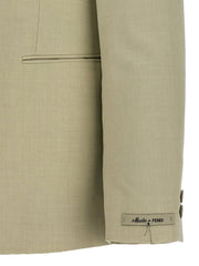 Fendi Beige Virgin Wool Blazer