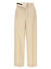 Fendi Beige Wool Casual Pants - IT44