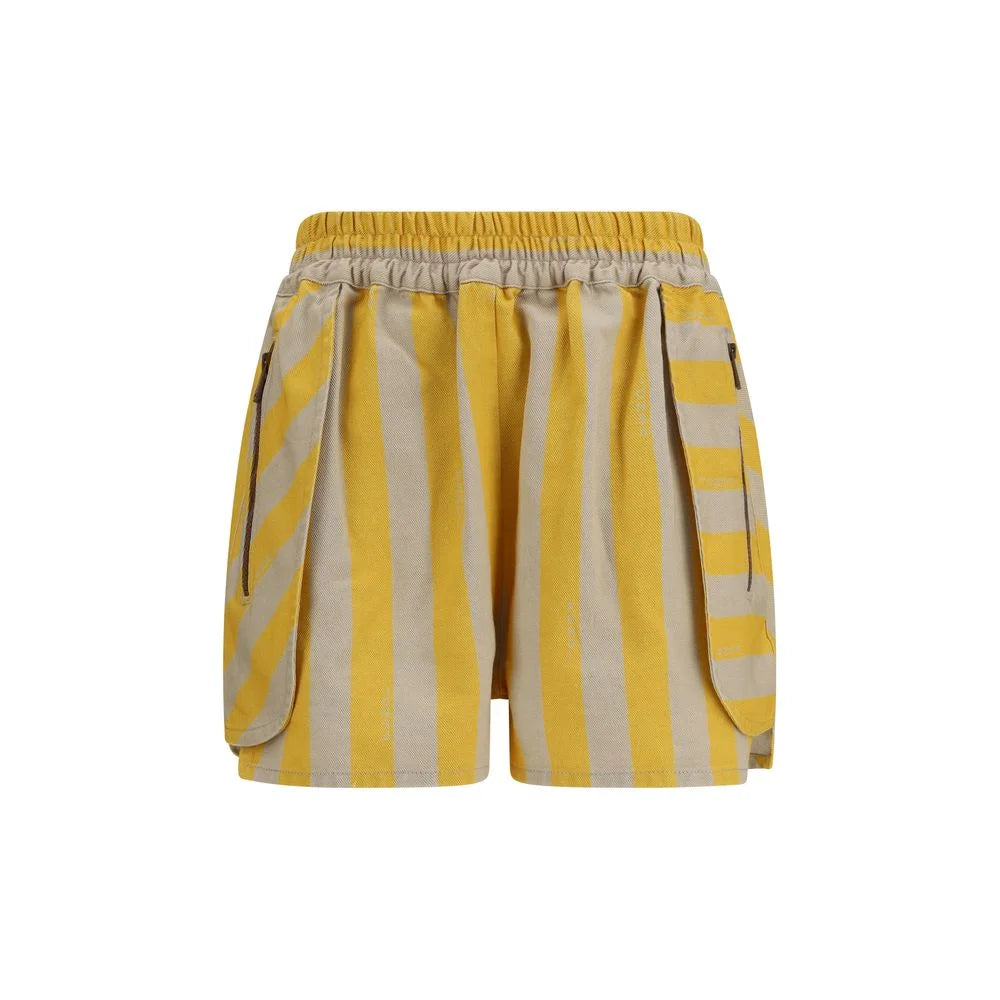 Fendi Bicolor Cotton Bermuda Shorts - IT38 | S