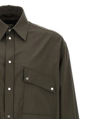 Fendi Bicolor Wool Blouse - 48 | M