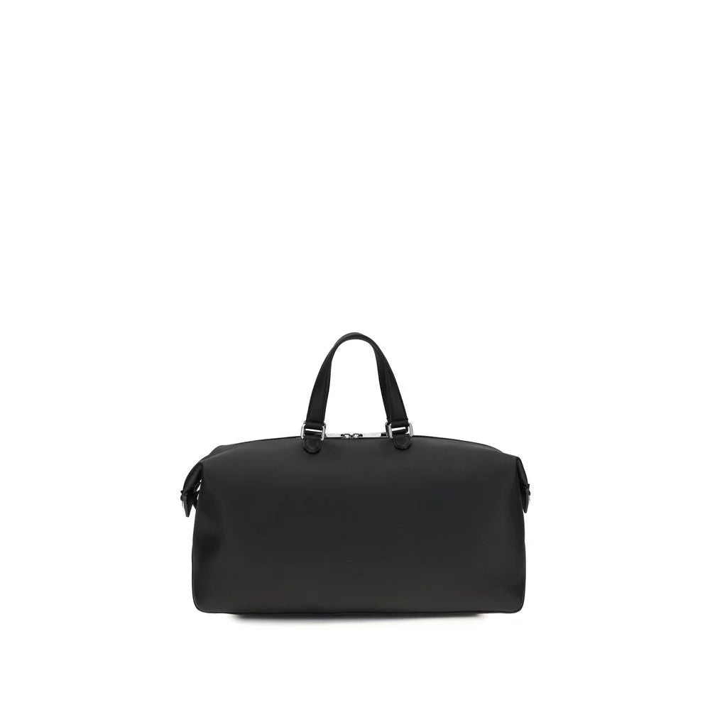 Fendi Black Calf Leather Bos Taurus Luggage And Travel