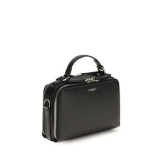 Fendi Black Calf Leather Bos Taurus Shoulder Bag