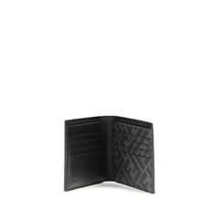 Fendi Black Calf Leather Bos Taurus Wallet