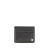 Fendi Black Calf Leather Bos Taurus Wallet