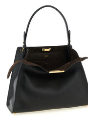Fendi Black Calfskin Handbag