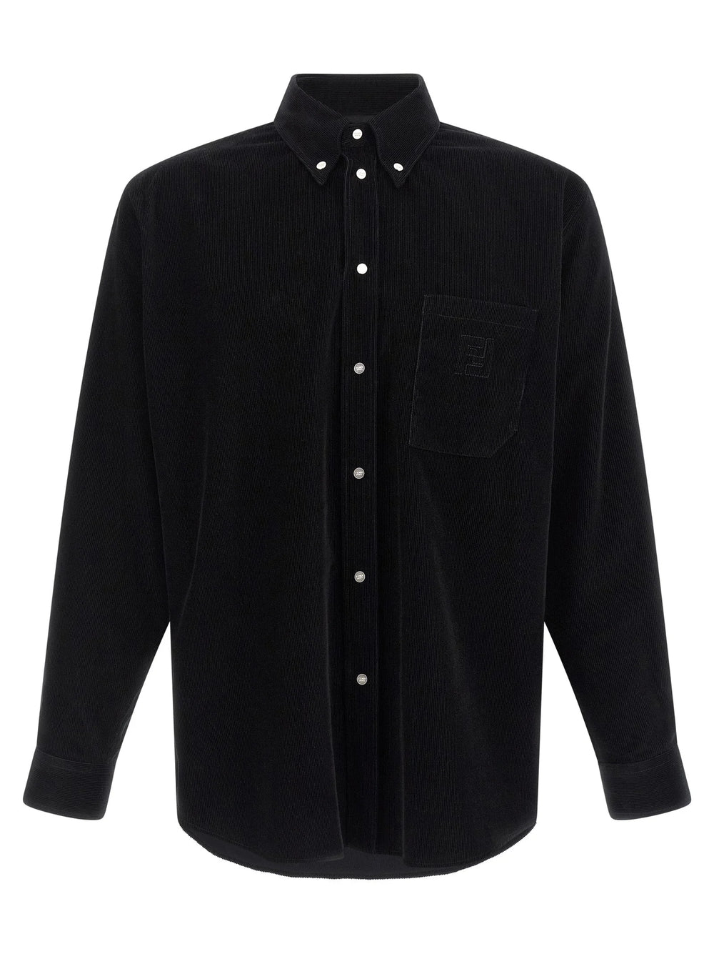 Fendi Black Cotton Blouse