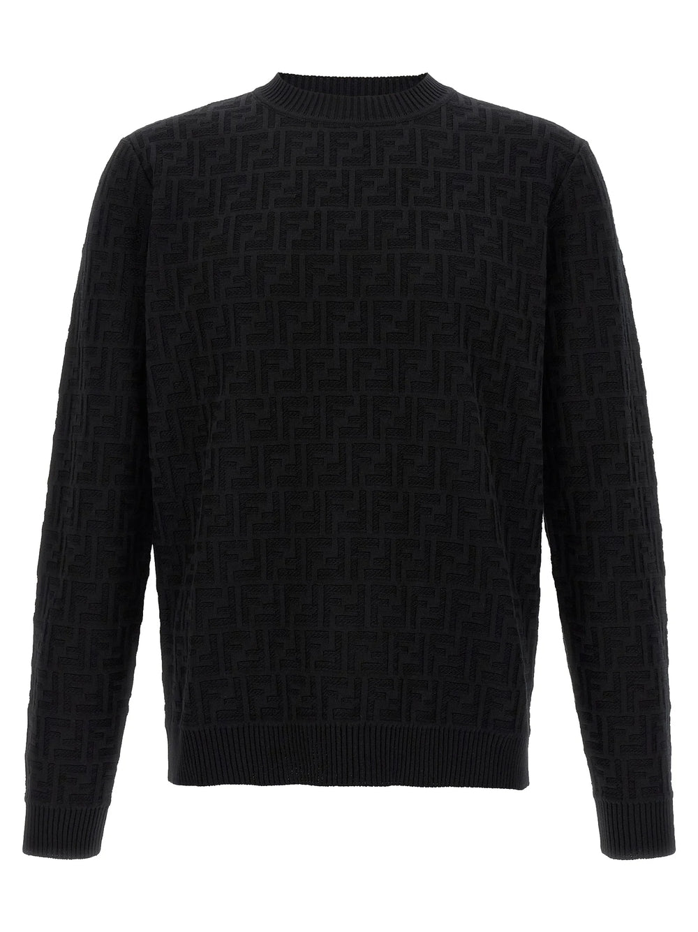 Fendi Black Cotton Cardigan