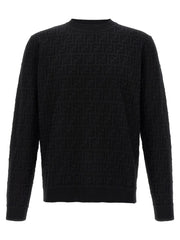 Fendi Black Cotton Cardigan