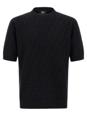 Fendi Black Cotton Cardigan - 48 | M
