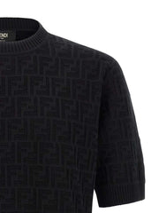 Fendi Black Cotton Cardigan - 48 | M