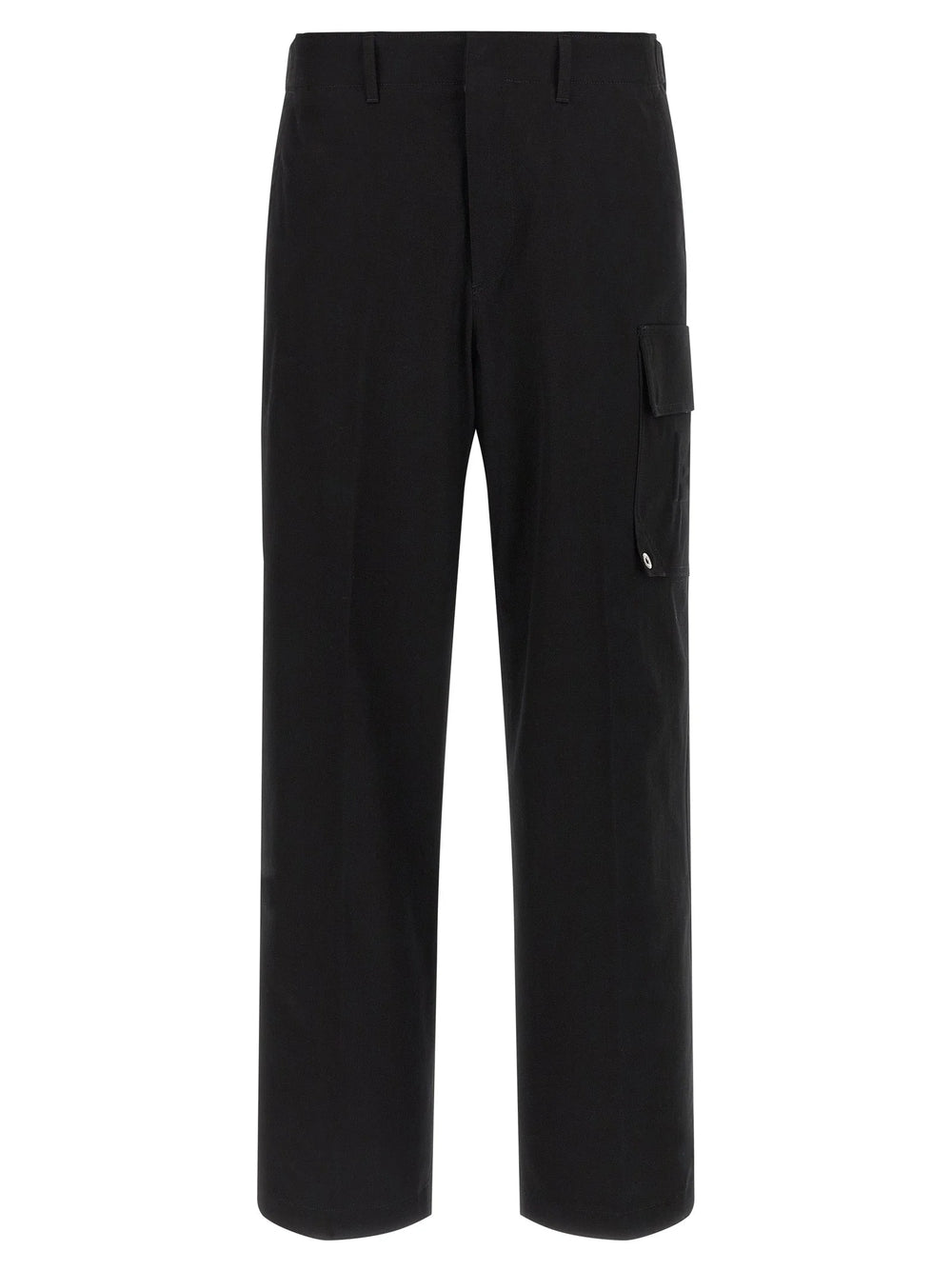 Fendi Black Cotton Cargo Pants