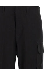 Fendi Black Cotton Cargo Pants