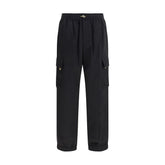 Fendi Schwarze Baumwoll-Cargo-Hose - IT50 | L