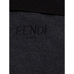 Fendi Black Cotton Polo Shirt - IT40 | M - Polos