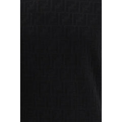 Fendi Black Cotton T-Shirt