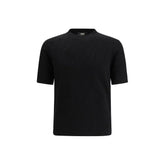 Fendi Black Cotton T-Shirt
