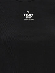 Fendi Black Cotton T-Shirt - L