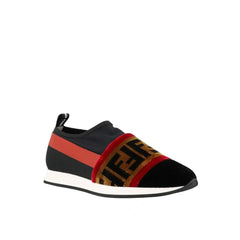 Fendi Black Fabric Athletic Sneakers - EU36/US6