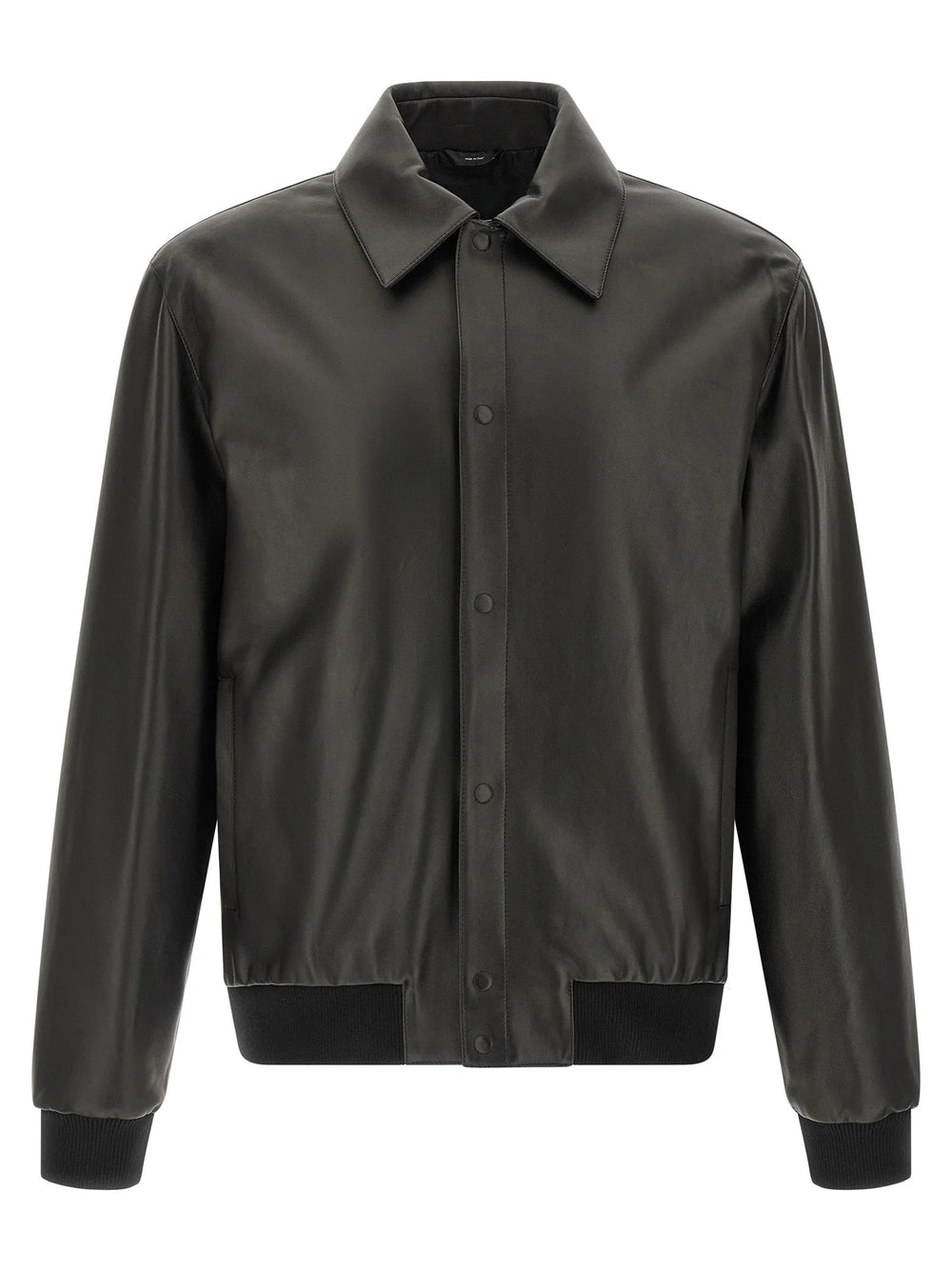 Fendi Black Lamb Leather Leather Jacket
