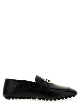 Fendi Schwarze Loafer aus Lammleder