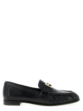 Fendi Loafer, schwarz, Lammleder