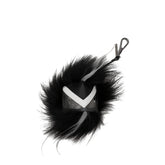 Fendi Black Leather Keychains - Keychains