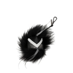 Fendi Black Leather Keychains - Keychains