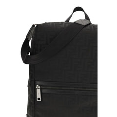 Fendi Black Nylon Backpack