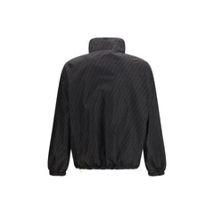 Fendi Zwarte Polyamide Shell Jas - IT48 | M