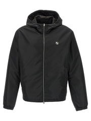 Fendi Black Polyester Shell Jacket