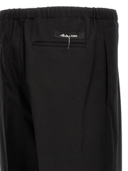 Fendi Black Virgin Wool Dress Pants