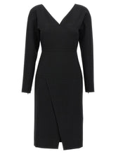 Fendi Black Viscose Midi Dress