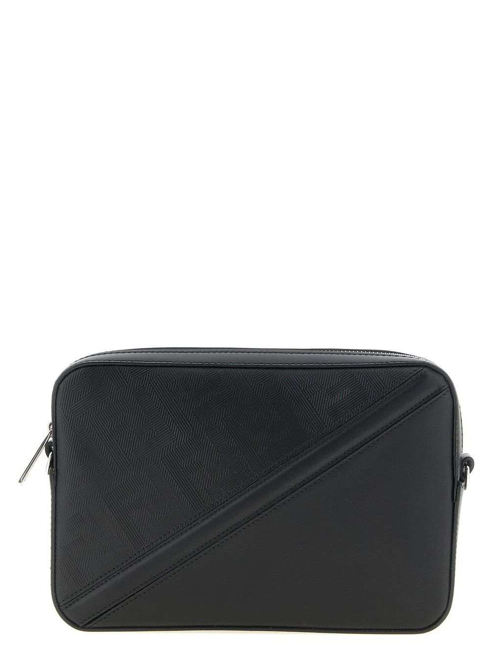 Fendi Black Viscose Shoulder Bag