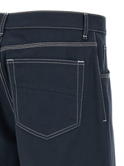 Fendi Blue Cotton Bermuda Shorts - IT50 | L