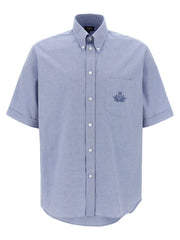 Fendi Blue Cotton Blouse
