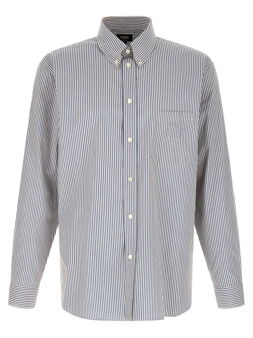 Fendi Blue Cotton Blouse - M