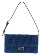 Fendi Blue Cotton Cardholder