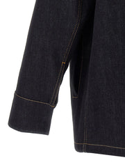 Fendi Blue Cotton Denim Jacket
