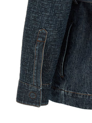 Fendi Blue Cotton Denim Jacket