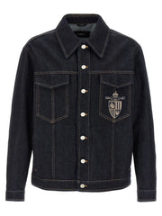 Fendi Blue Cotton Denim Jacket - IT52 | XL