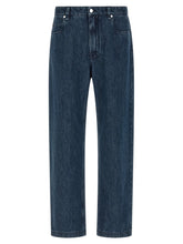 Fendi Blue Cotton Flared Jeans