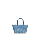 Fendi Blue Cotton Handbag