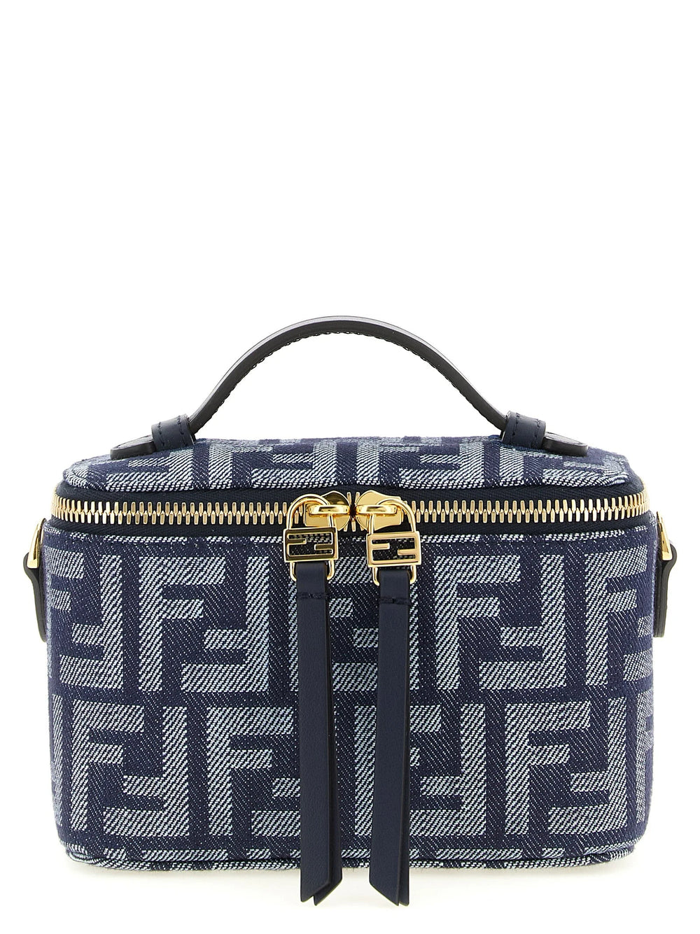 Fendi Blue Cotton Handbag