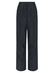 Fendi Blue Cotton High-Waisted Jean - IT38